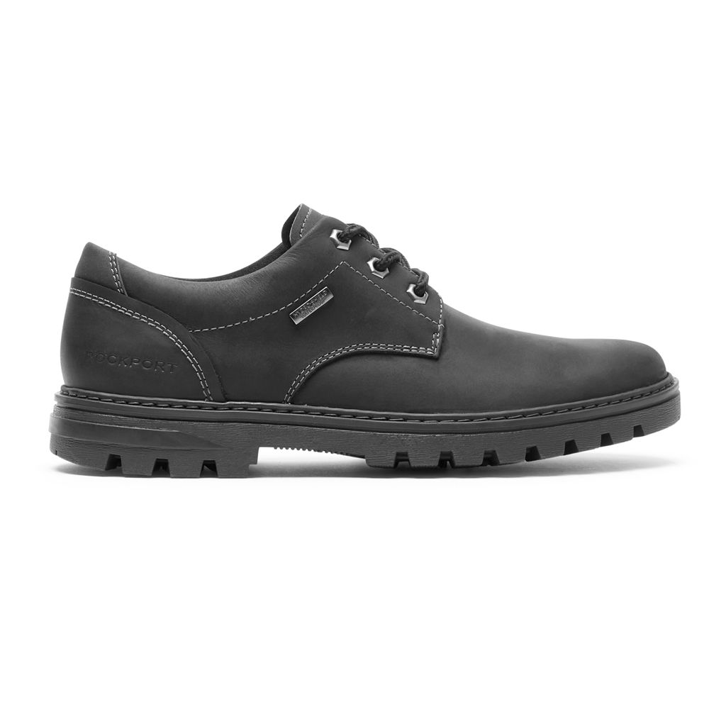 Sapatos Oxford Rockport Weather Or Not Waterproof Homem - Pretas ( 495-IXFZBM )